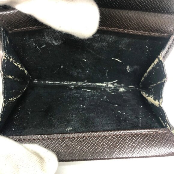 LOUIS VUITTON Porto Monnaie-Plat Coin Case Wallet Mini Wallet coin purse - Picture 12 of 14